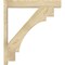 Ekena Millwork Merced Block Rough Sawn Outlooker, Douglas Fir, 6"W x 32"D x 36"H OUT06X32X36MRC05RDF - alternate 4